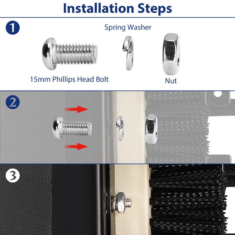 WORKPRO Boot Brush Scraper Outdoor, Shoe Cleaner Brush, Boot Scrubber, Heavy Duty Boot Cleaning Brush, 2 Pack - Image 4